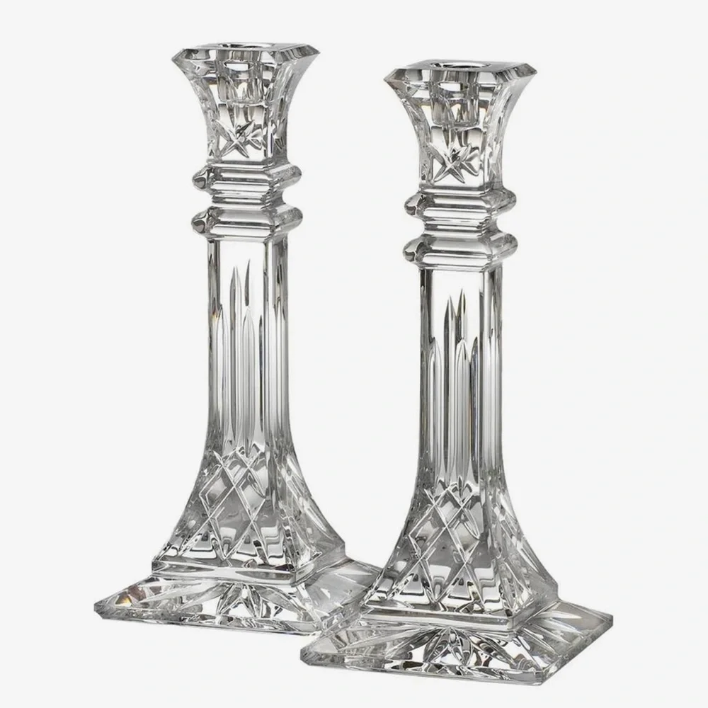 WATERFORD LISMORE 10” candlestick set of 2